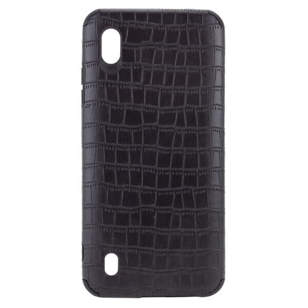 

Кожаная накладка Epic Vivi Crocodile series для Samsung Galaxy A01 (Черный)