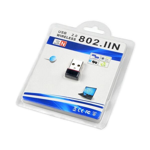 

USB Wi-Fi сетевой адаптер 150Мб, 802.11n, RTL8188ETV, нано