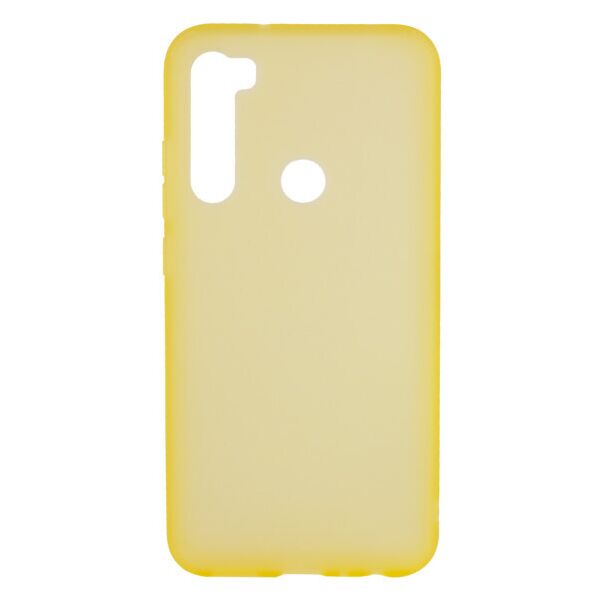 

Силиконовый матовый полупрозрачный чехол для Xiaomi Redmi Note 8 (Желтый)
