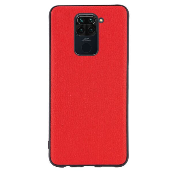 

Кожаная накладка Epic Vivi series для Xiaomi Redmi Note 9 / Redmi 10X (Красный)