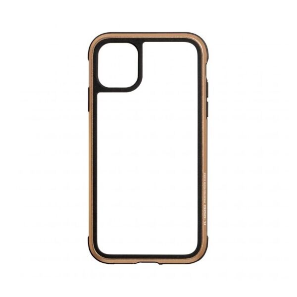 

с металическим бампером K-Doo Ares для Apple iPhone 11 (Золотой)