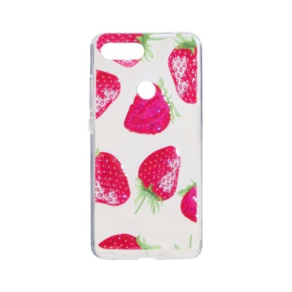 

Силиконовый 3D чехол Juicy Print для Xiaomi Mi8 Lite Клубничка