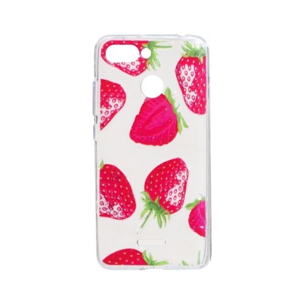 

Силиконовый 3D чехол Juicy Print для Xiaomi Redmi 6 Клубничка
