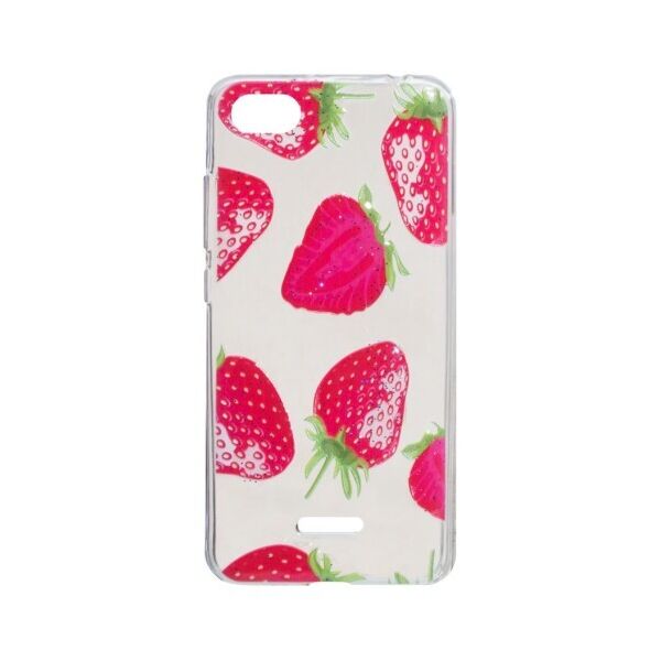 

Силиконовый 3D чехол Juicy Print для Xiaomi Redmi 6A Клубничка