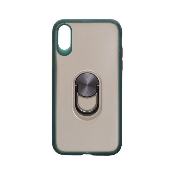 

Противоударный чехол TOTU Ring Magnetic с функцией подставки для Apple iPhone Xr (Зеленый)