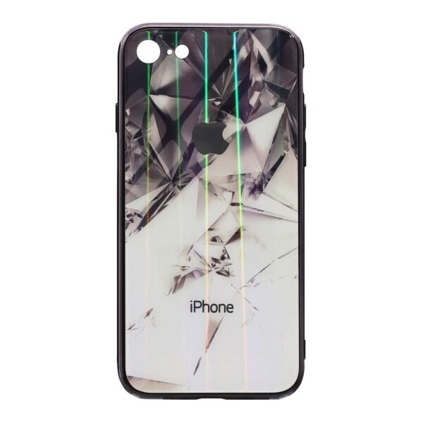 

Силикон Case Original Glass Силиконовый 3D чехол Prism для Apple iPhone 6G (Белый)