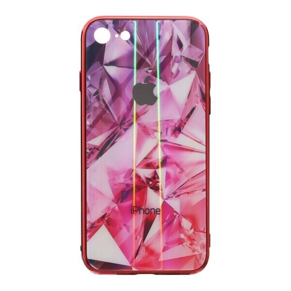 

Силикон Case Original Glass Силиконовый 3D чехол Prism для Apple iPhone 6G (Красный)