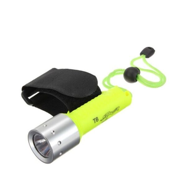 

Подводный фонарь на руку, дайвинг, охота, CREE T6