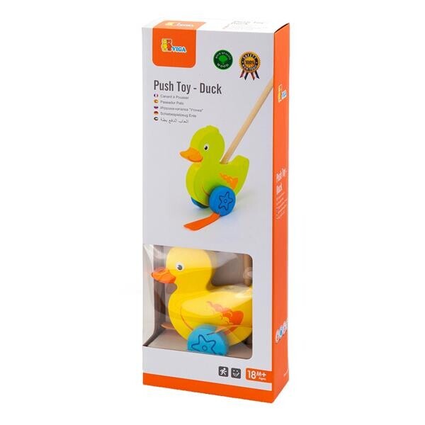 

Деревянная каталка Viga Toys Утенок (50961)