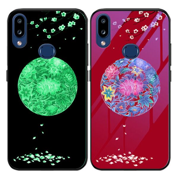 

TPU+Glass чехол светящийся в темноте для Samsung Galaxy A10s