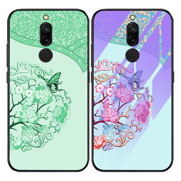 

TPU+Glass чехол светящийся в темноте для Xiaomi Redmi 8