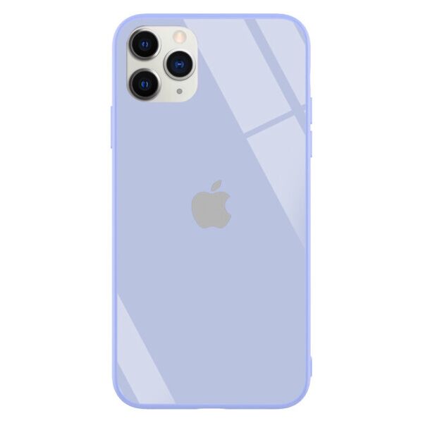 

TPU+Glass чехол GLOSSY Logo series для Apple iPhone 11 Pro (5.8") (SlateBlue)
