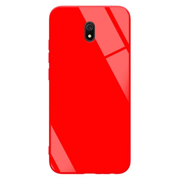 

TPU+Glass чехол GLOSSY для Xiaomi Redmi 8a (Красный)