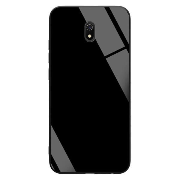 

TPU+Glass чехол GLOSSY для Xiaomi Redmi 8a (Черный)