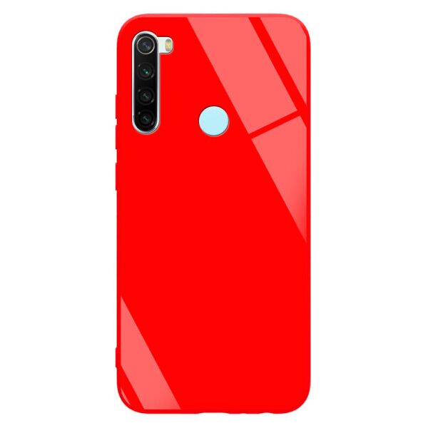 

TPU+Glass чехол GLOSSY для Xiaomi Redmi Note 8 (Красный)