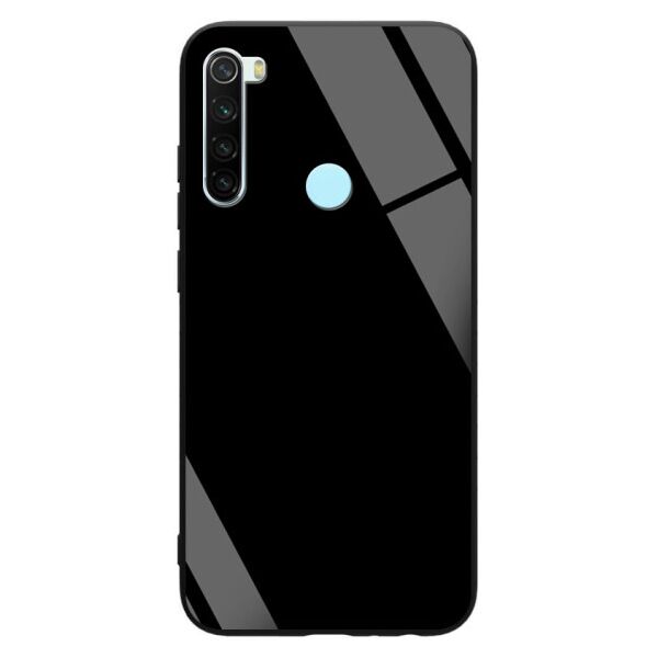 

TPU+Glass чехол GLOSSY для Xiaomi Redmi Note 8 (Черный)