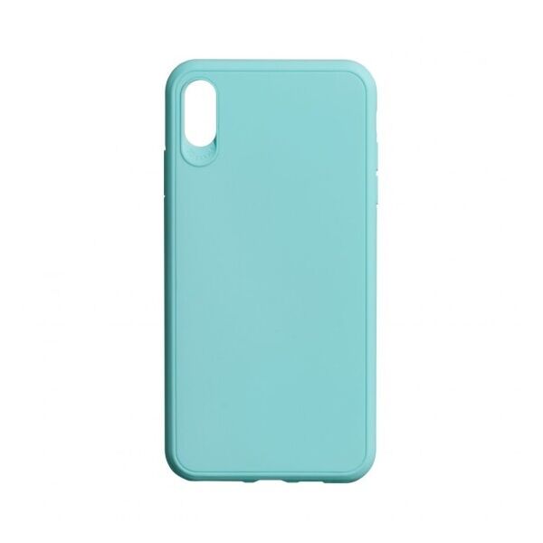 

Силиконовый чехол Logo Colour для Apple iPhone Xs Max (Бирюзовый)