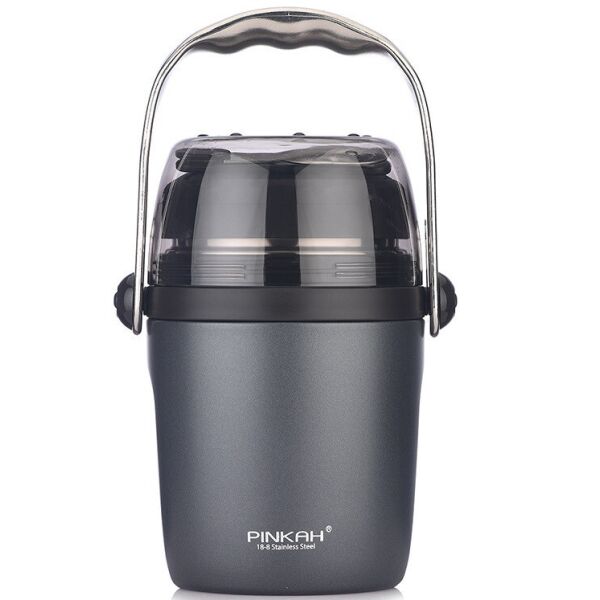 

Термос пищевой Pinkah PJ-3349 950 мл, серый