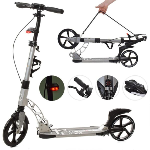 

Самокат подростковый алюминиевый iTrike белый