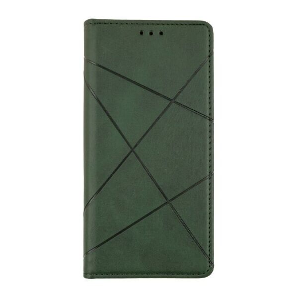 

Кожаный чехол-книжка Business Series для Samsung Galaxy S21 (Зеленый)