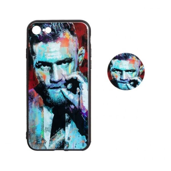 

Силиконовый чехол Print + ПОПСОКЕТ для Apple iPhone 8G Макгрегор
