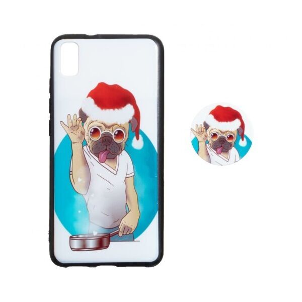 

Силиконовый чехол Print + ПОПСОКЕТ для Xiaomi Redmi 7A Пес