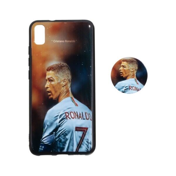 

Силиконовый чехол Print + ПОПСОКЕТ для Xiaomi Redmi 7A Роналдо