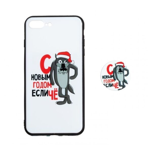 

Силиконовый чехол Print + ПОПСОКЕТ для Apple iPhone 7 Plus Сирко