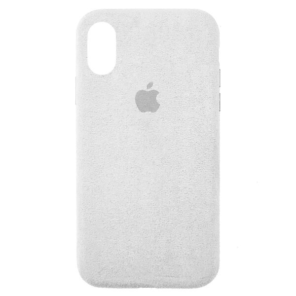 

Чехол Turister для Iphone X модель Alcantara Белый (Alc_XWh)