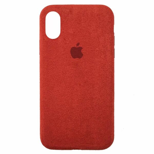 

Чехол Turister для Iphone X модель Alcantara Красный (Alc_XRed)
