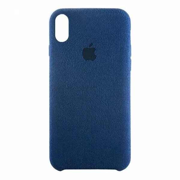 

Чехол Turister для Iphone X модель Alcantara Синий (Alc_XBl)