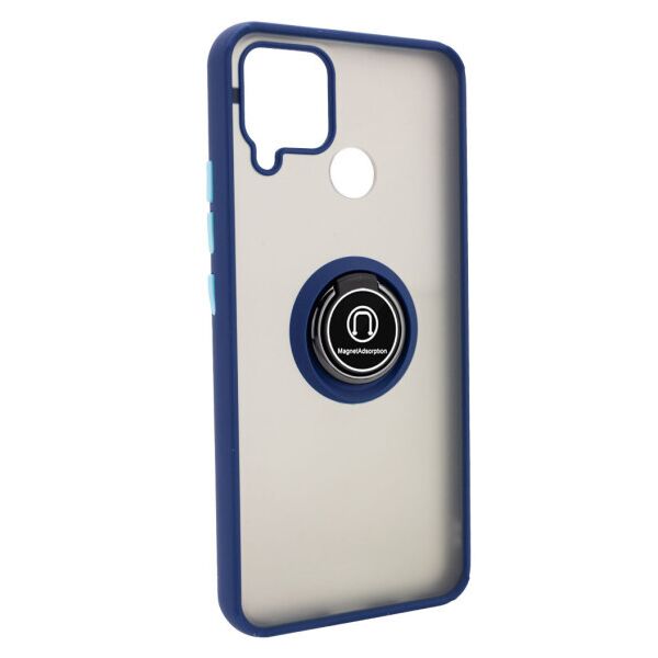 

Чехол Deen ColorEdgingRing под магнитный держатель для Realme C15 / C12 (Синий)
