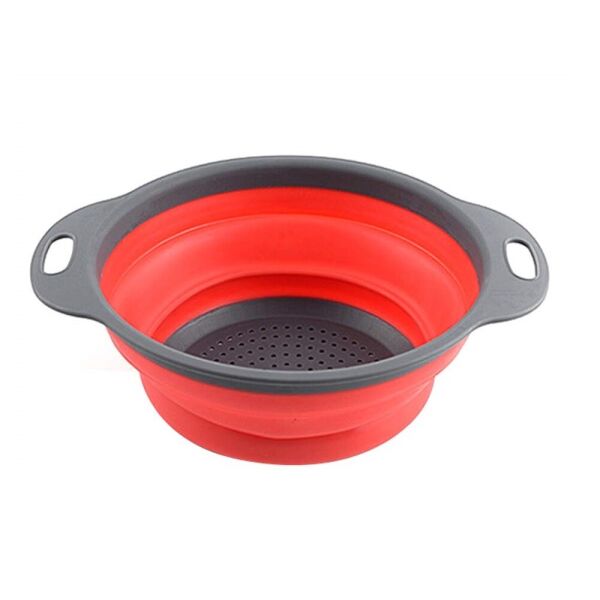 

Дуршлаг складной силиконовый для овощей и фруктов Kitchen Craft(KitdRed_235)