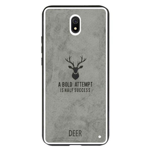 

TPU+Textile чехол Deer для Xiaomi Redmi 8a (Серый)