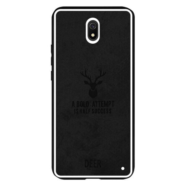 

TPU+Textile чехол Deer для Xiaomi Redmi 8a (Черный)