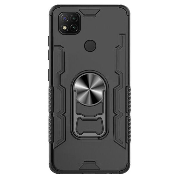 

Ударопрочный чехол Beer Ring for Magnet для Xiaomi Redmi 9C (Черный)