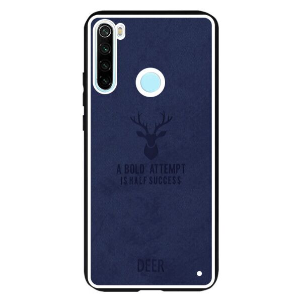 

TPU+Textile чехол Deer для Xiaomi Redmi Note 8 (Синий)