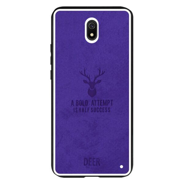 

TPU+Textile чехол Deer для Xiaomi Redmi 8a (Фиолетовый)