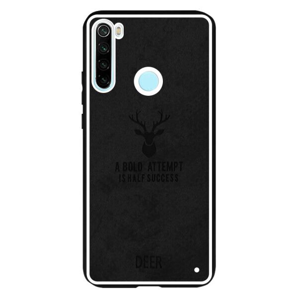 

TPU+Textile чехол Deer для Xiaomi Redmi Note 8 (Черный)