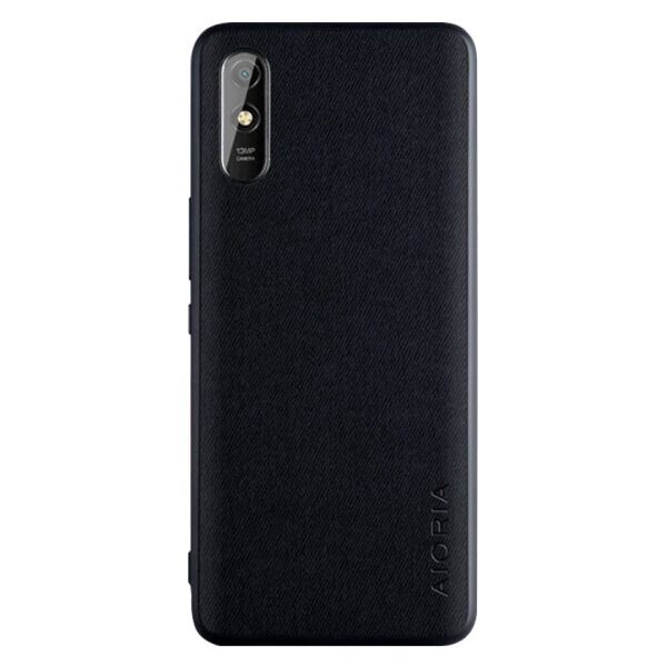 

Чехол джинсовый AIORIA Textile для Xiaomi Redmi 9A (Черный)