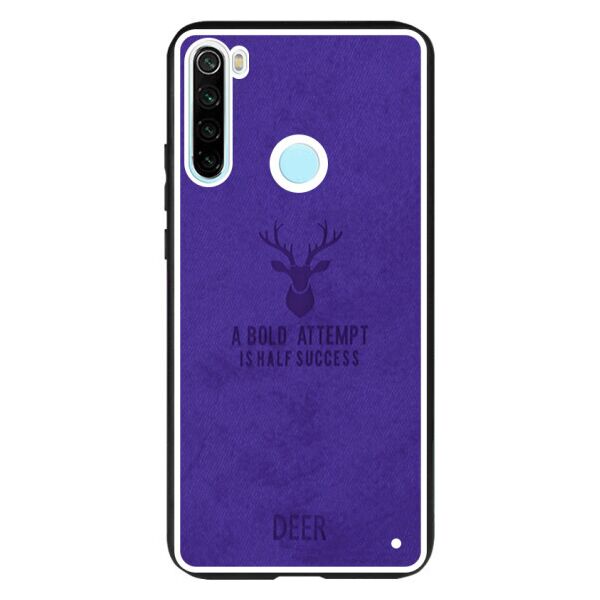 

TPU+Textile чехол Deer для Xiaomi Redmi Note 8 (Фиолетовый)
