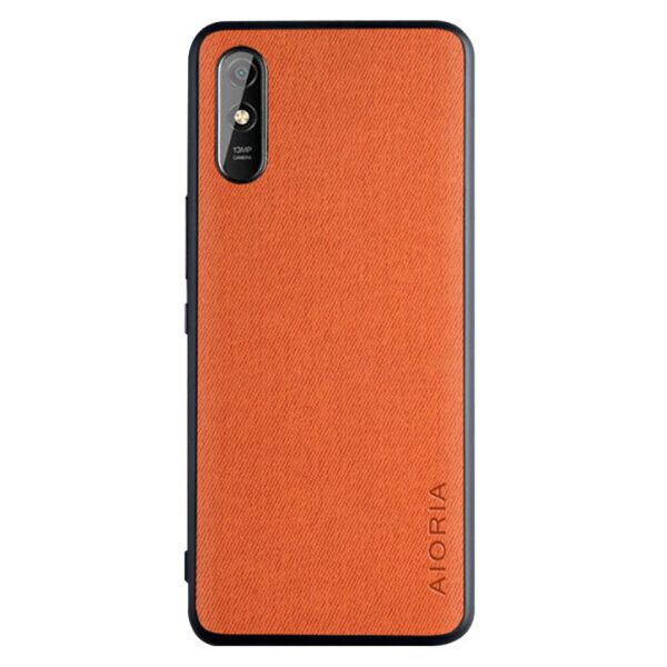 

Чехол джинсовый AIORIA Textile для Xiaomi Redmi 9A (Оранжевый)