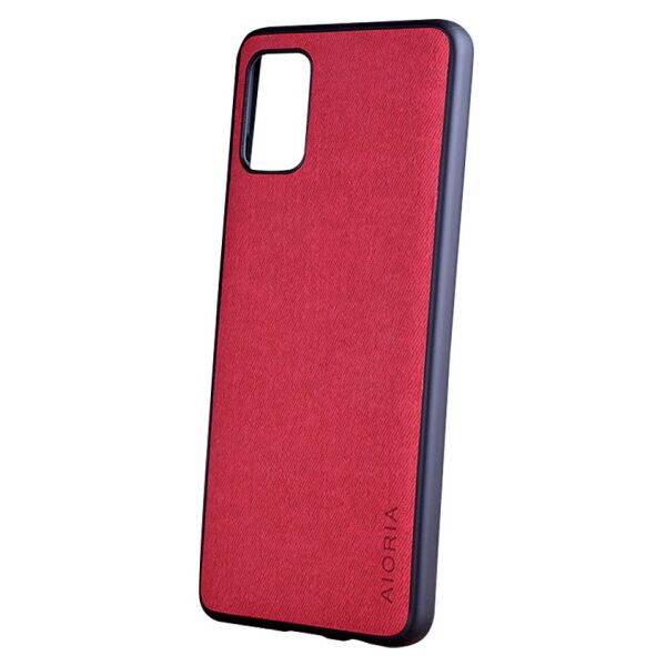 

джинсовый AIORIA Textile для Samsung Galaxy A31 (Красный)