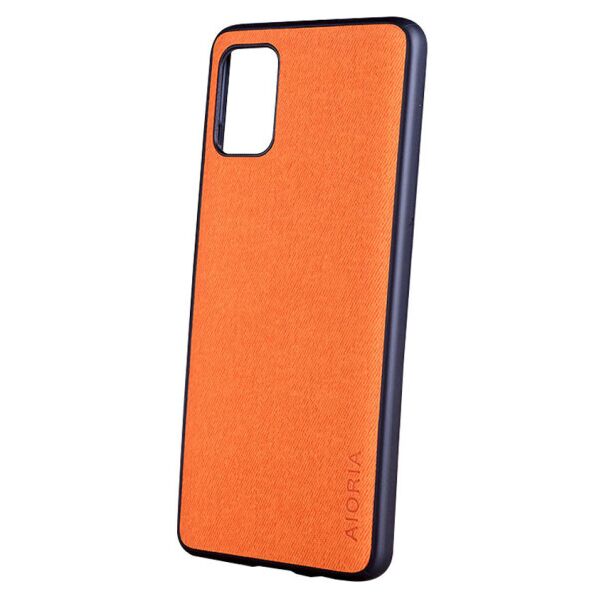 

джинсовый AIORIA Textile для Samsung Galaxy A31 (Оранжевый)