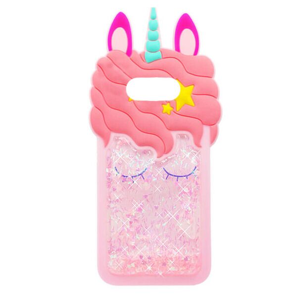 

Силиконовый чехол Unicorn 3D для Samsung Galaxy S10+ (Розовый)