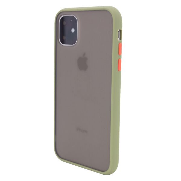 

Противоударный чехол TOTU Gingle Series для Apple iPhone 11 (6.1") (Оливковый)