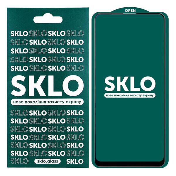

Защитное стекло SKLO 5D (full glue) для Xiaomi Redmi 9 (Черный)