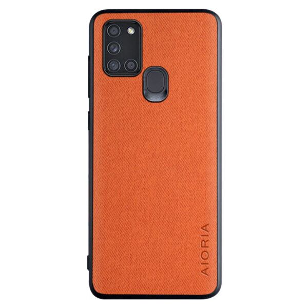 

Чехол джинсовый AIORIA Textile для Samsung Galaxy A21s (Оранжевый)