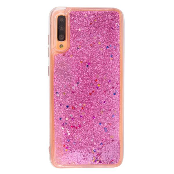 

TPU чехол Liquid hearts для Samsung Galaxy A70 (A705F) (Розовый)