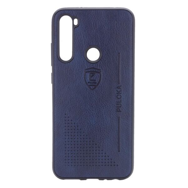 

Кожаный чехол-накладка PULOKA Desi для Xiaomi Redmi Note 8 (DarkBlue)